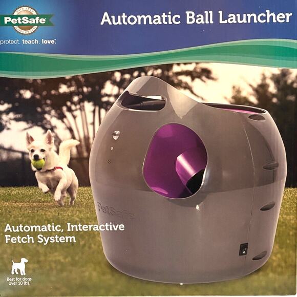 PetSafe Automatic Ball Launcher Hands Free Interactive Tennis Ball Fetch System - Picture 1 of 4